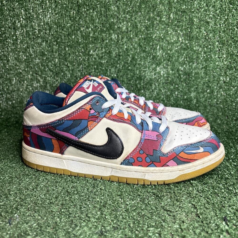 Size 7.5 - Nike Dunk Low Pro SB‎ x Parra Abstract Art 2021